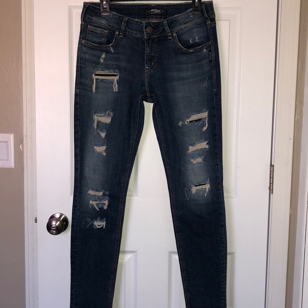 Silver Suki Skinny Jeans